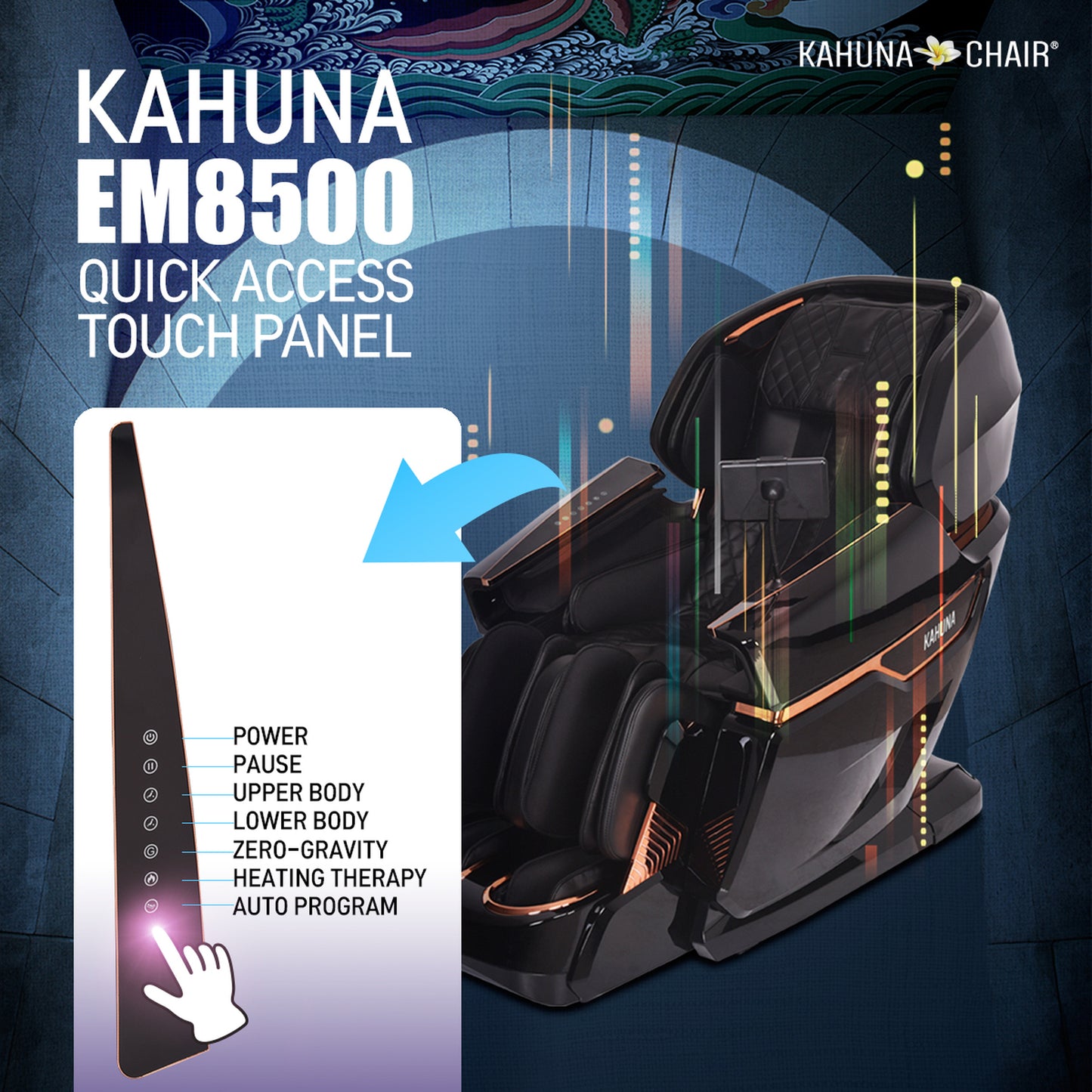 Kahuna EM-8500 - The King's Elite Massage Chair