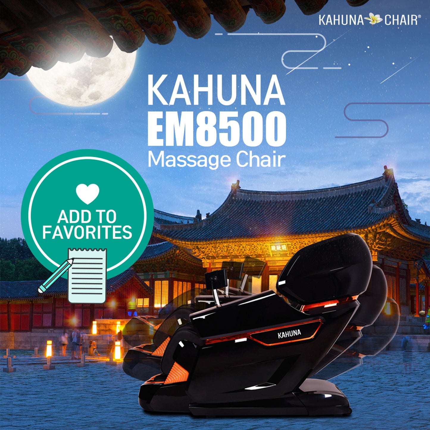 Kahuna EM-8500 - The King's Elite Massage Chair