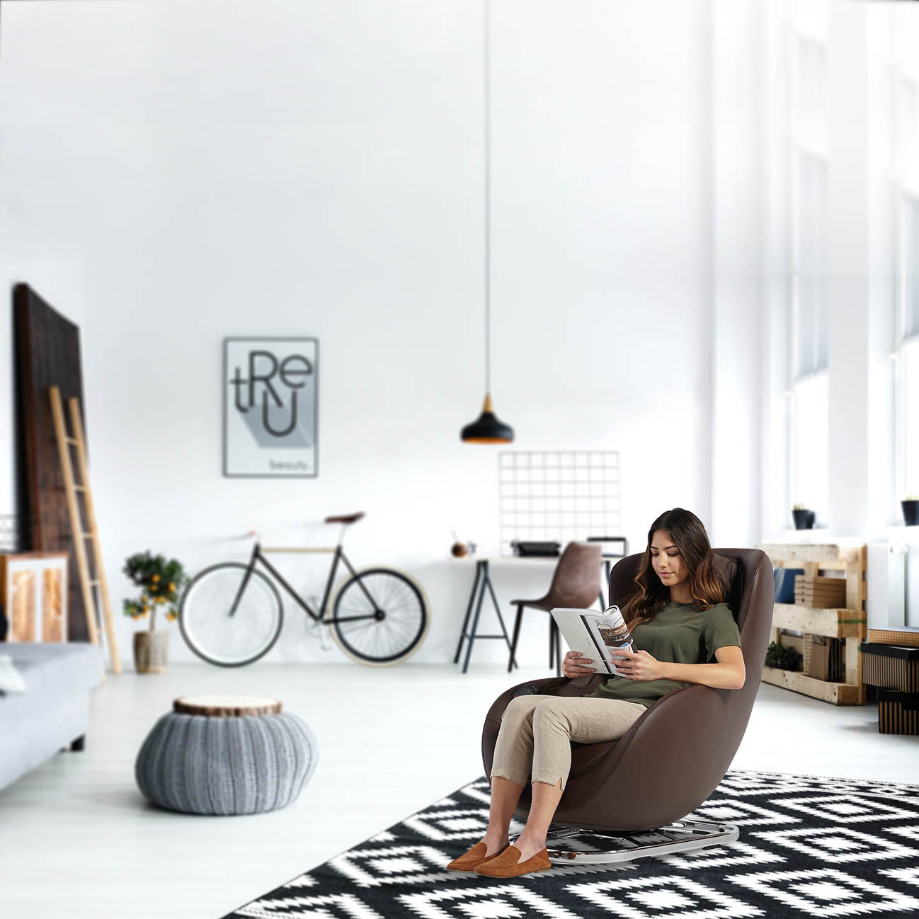 Daiwa Cocoon Massaging Accent Chair
