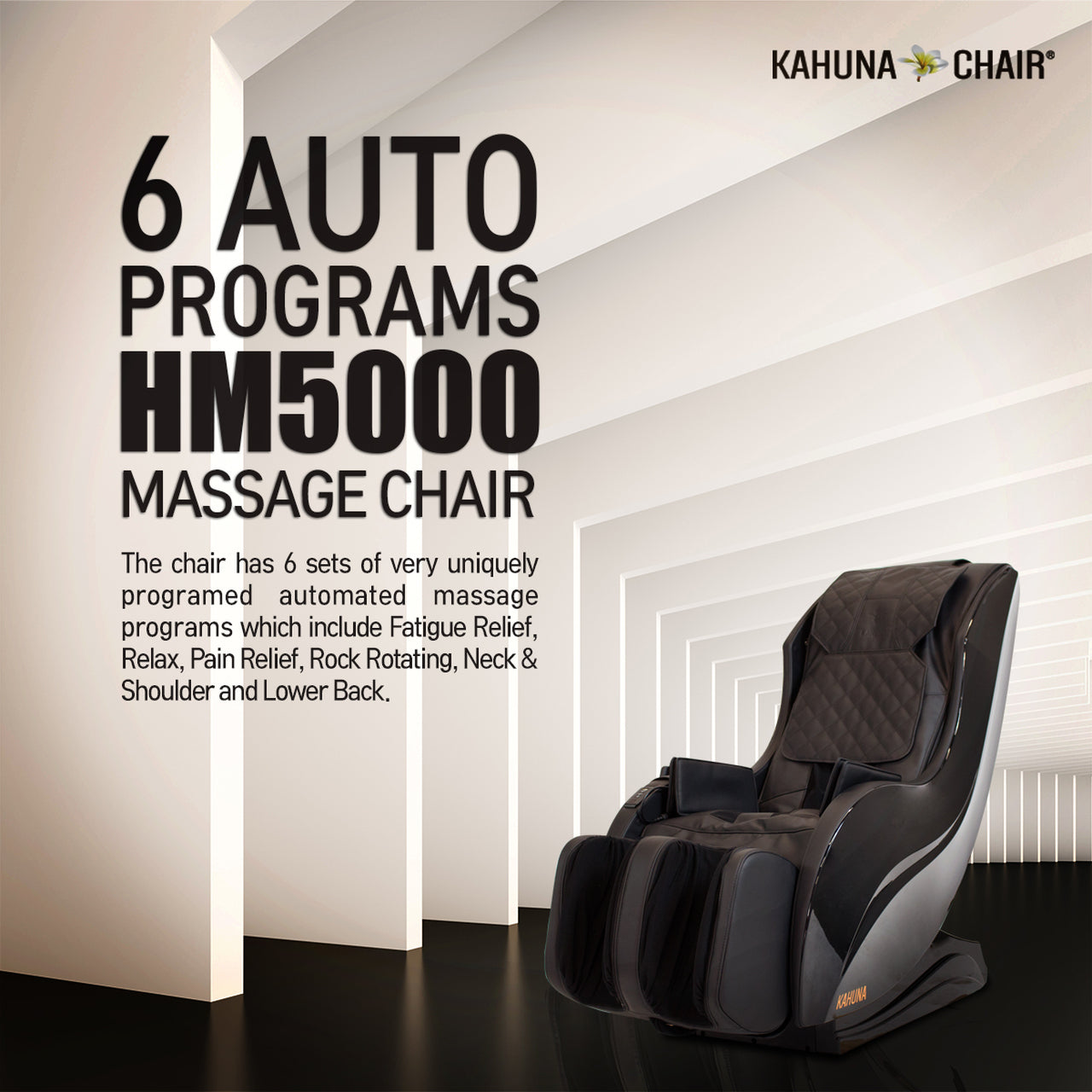 Kahuna HM-5000 Slender Style SL-Track Massage Chair