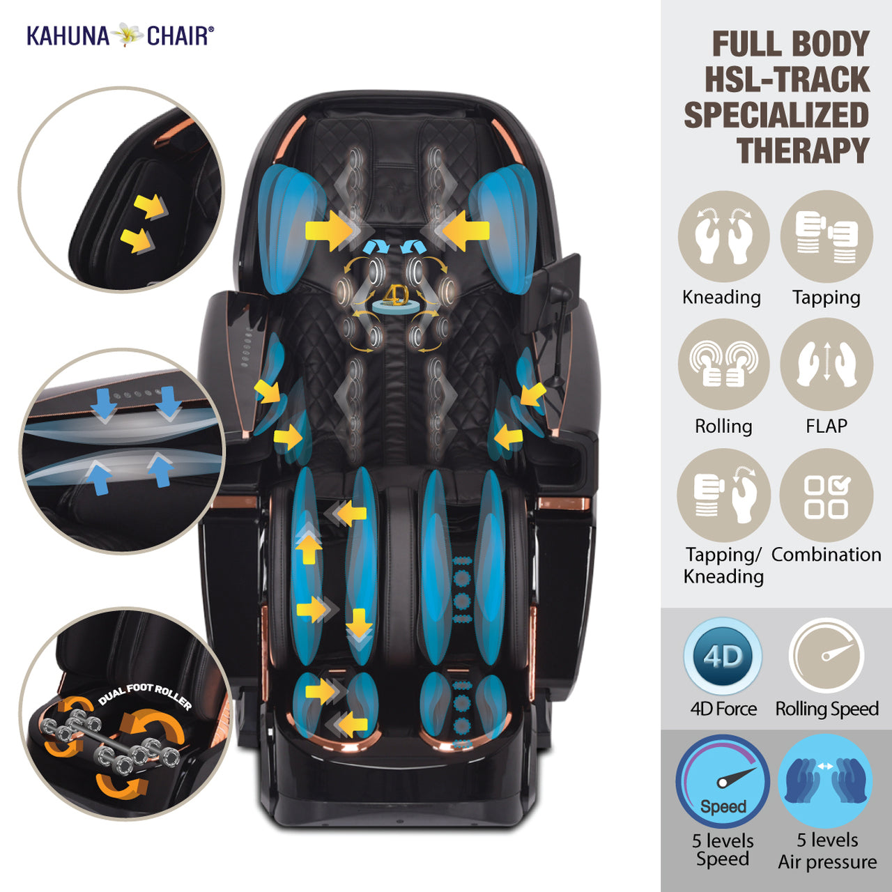 Kahuna EM-8500 - The King's Elite Massage Chair