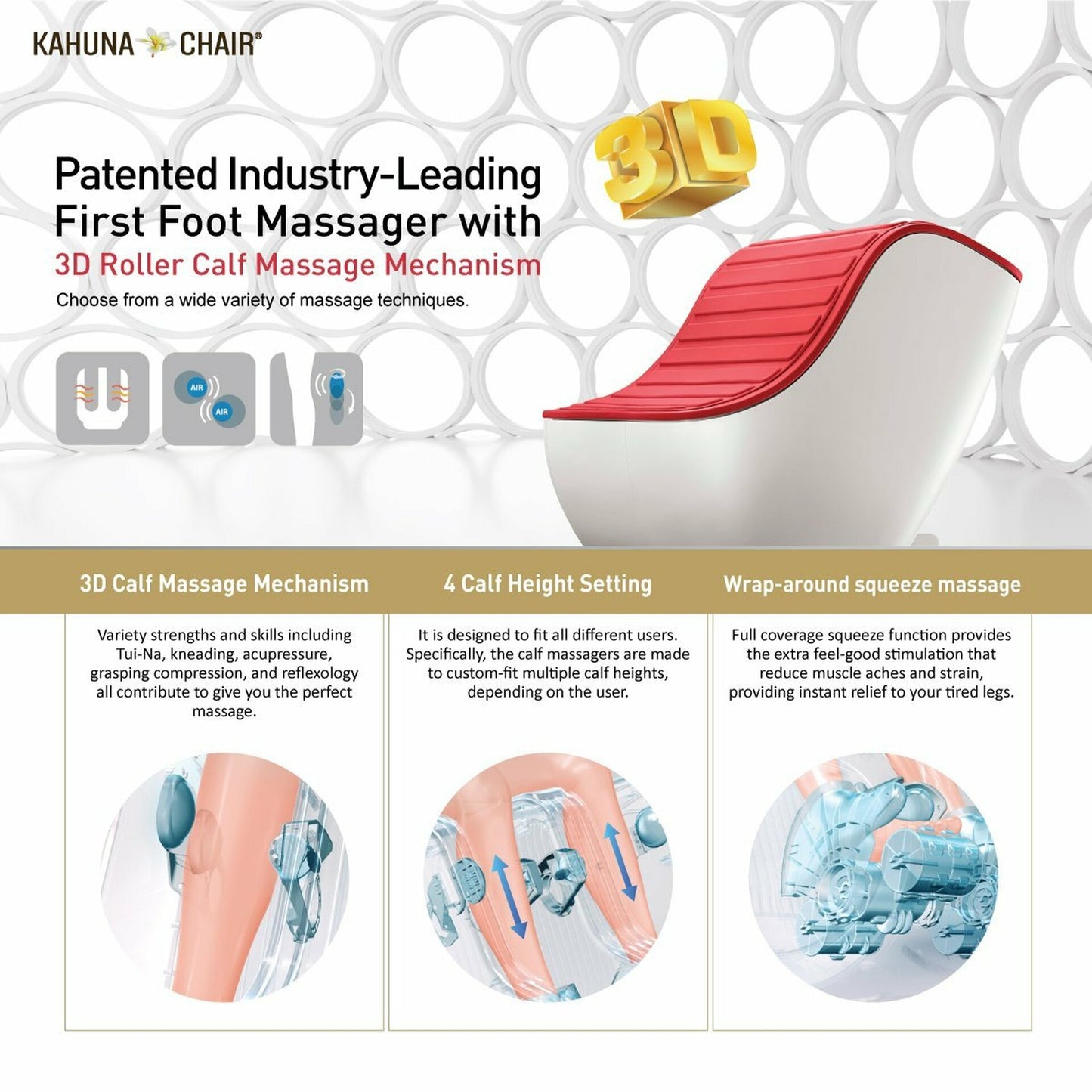 Kahuna FLM888 - Foot and Leg Massager